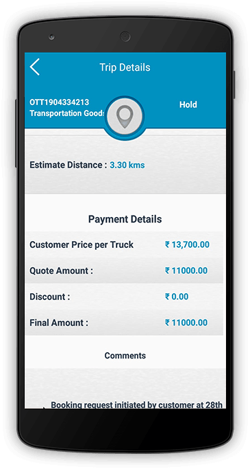 Transportation Driver App