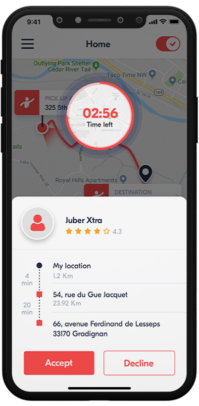 driver app features