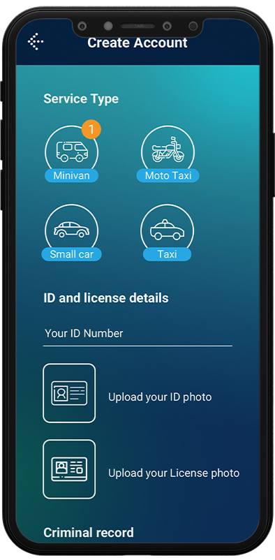 driver app features