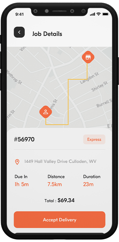 delivery boy app features