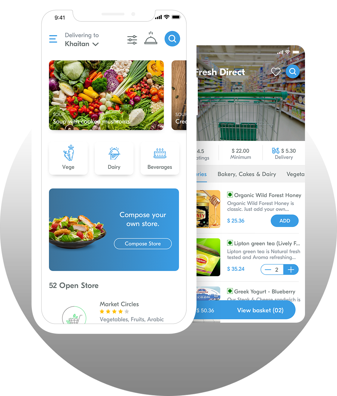 ocado clone app