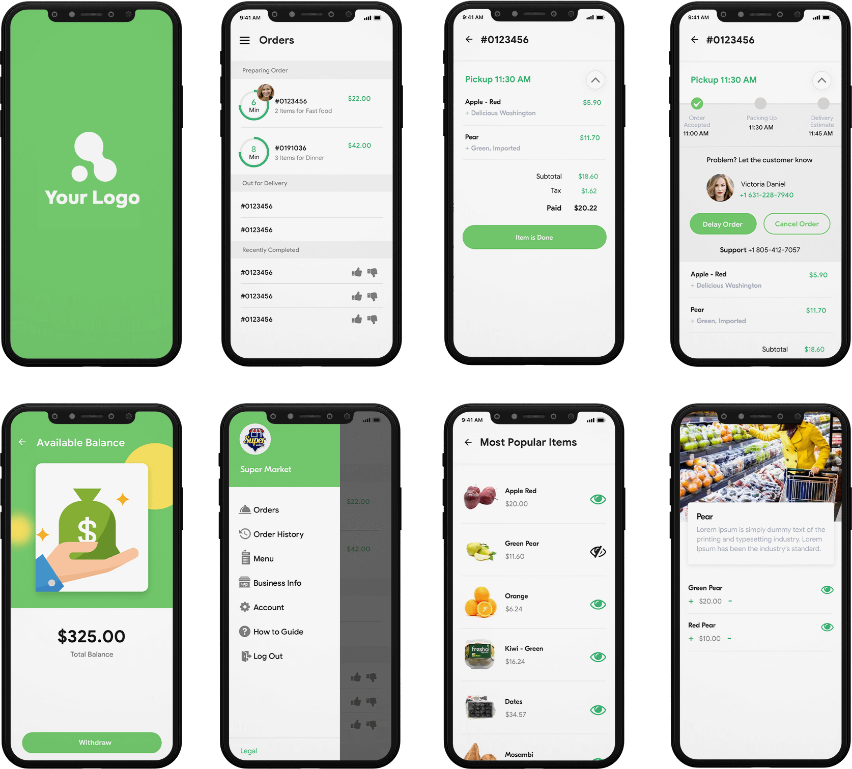 Delivery Boy App Design