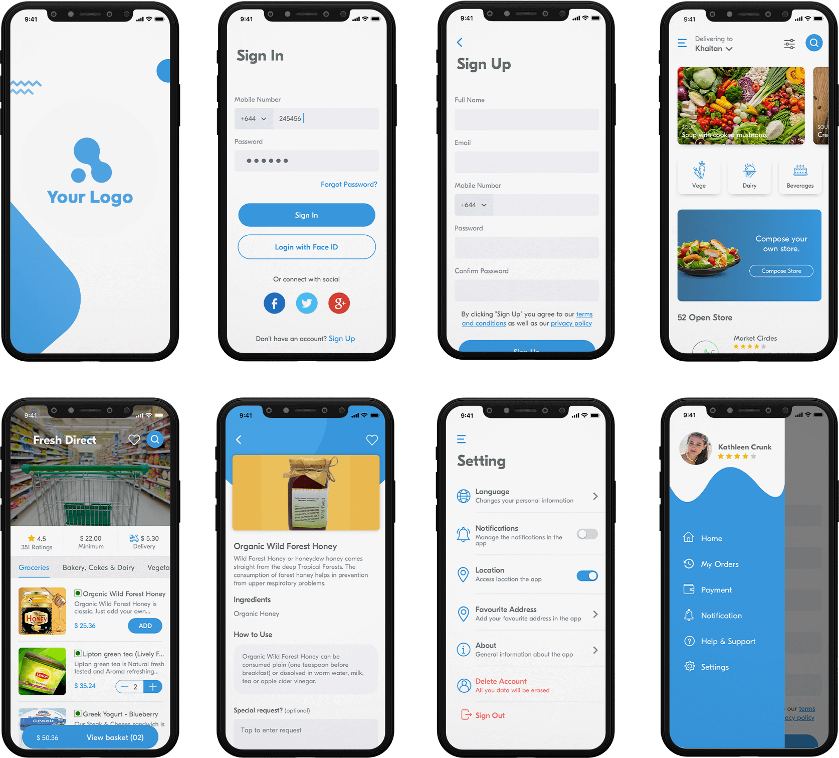 customer app design