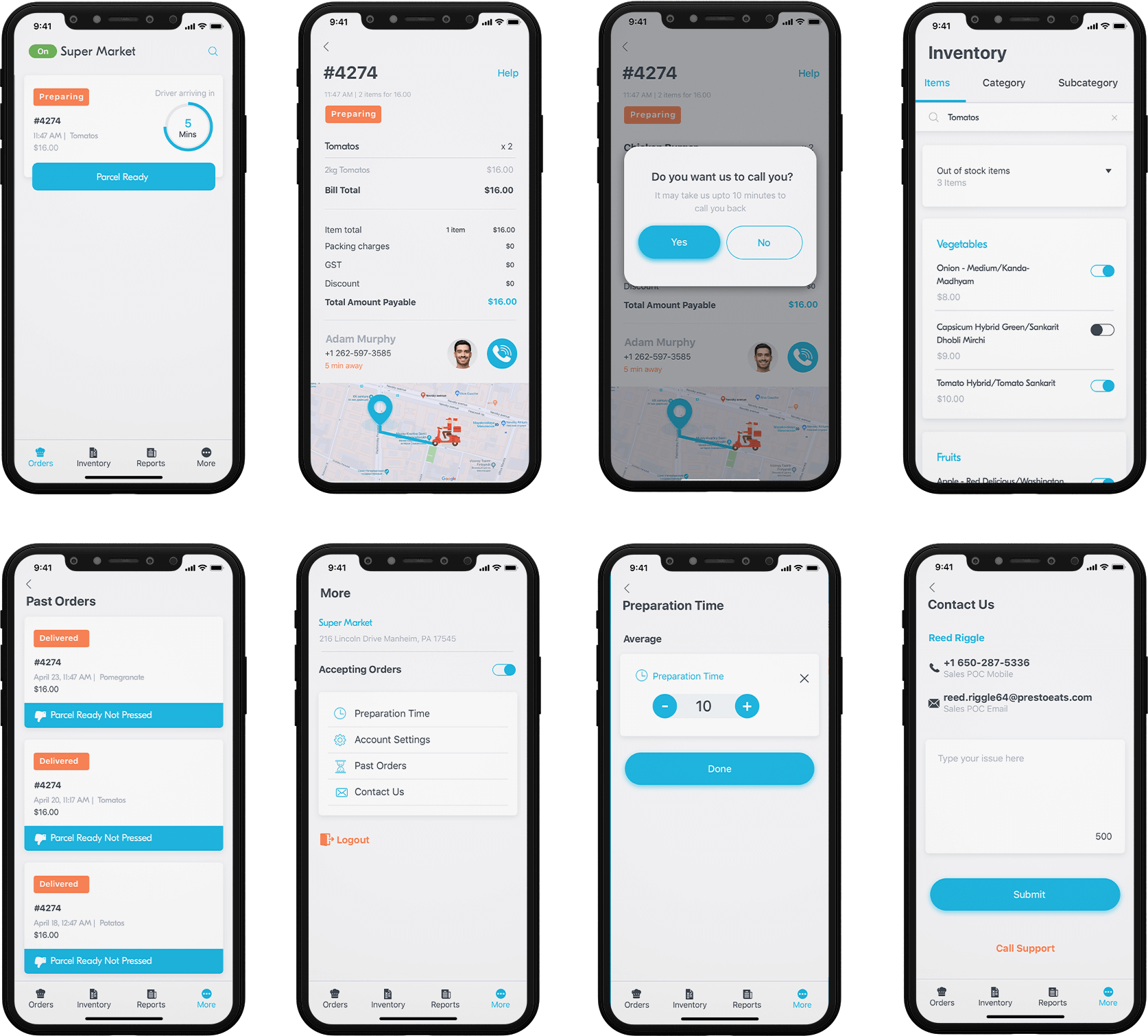 store owner app design