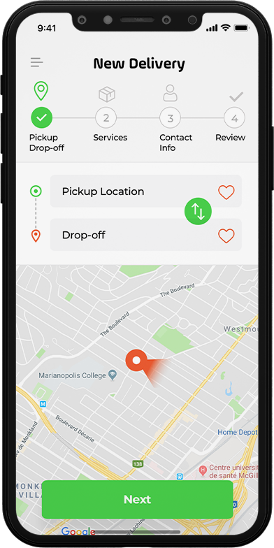 customer app features