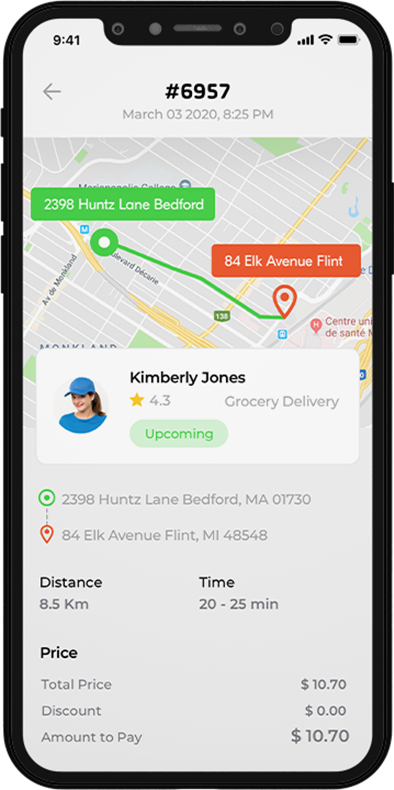 delivery boy app features