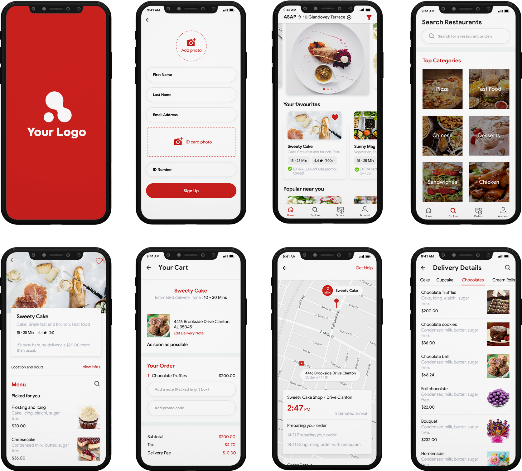 customer app design