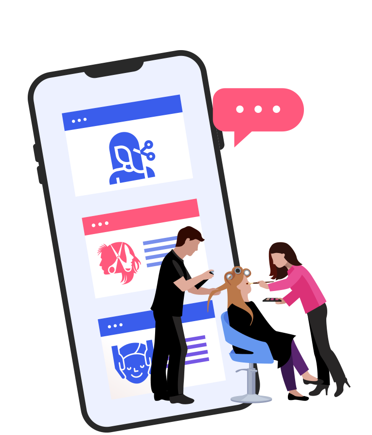 salon app development package