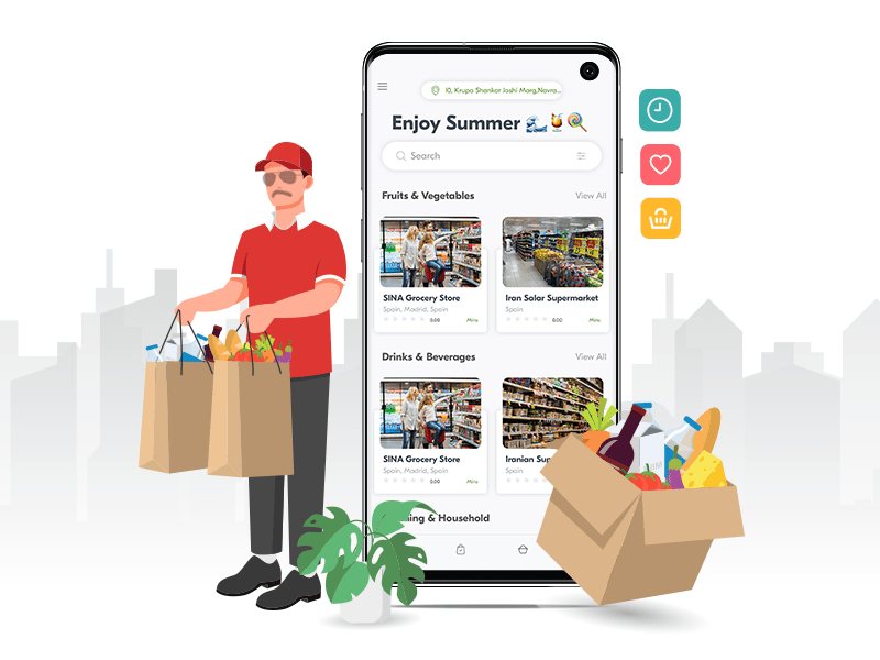 grocery app development