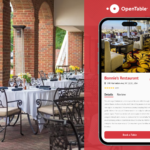 develop restaurant reservation app like opentable