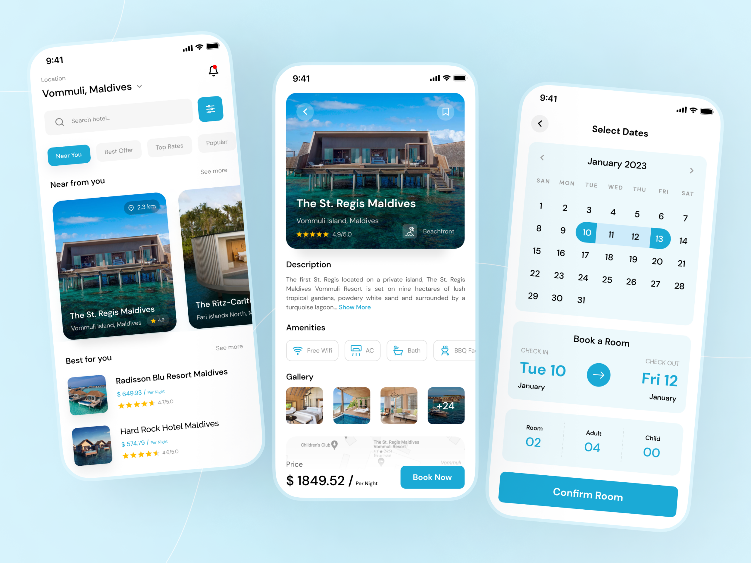 hotel booking app