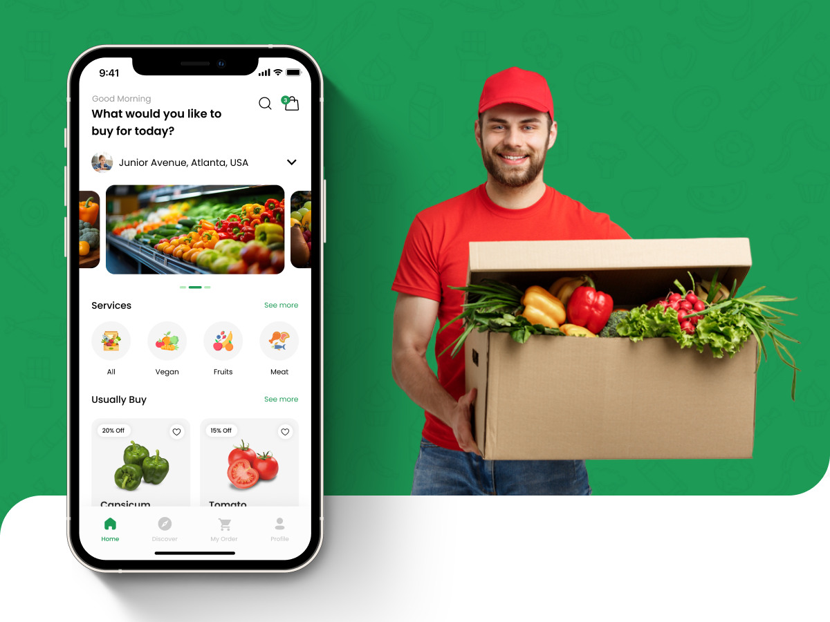 grocery delivery app development