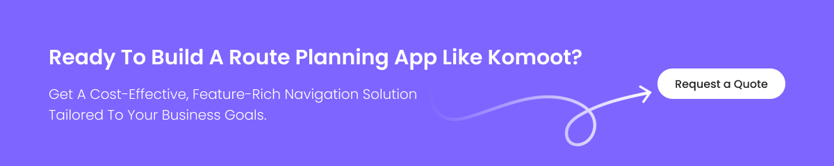 develop route planning app like komoot