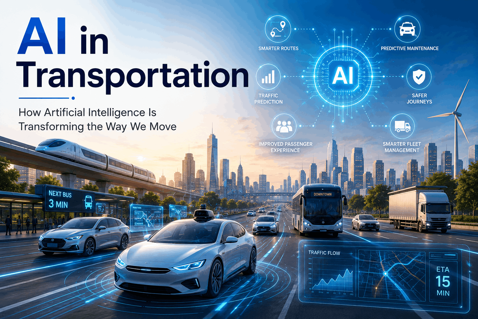 AI in Transportation: How Artificial Intelligence Is Transforming the Way We Move