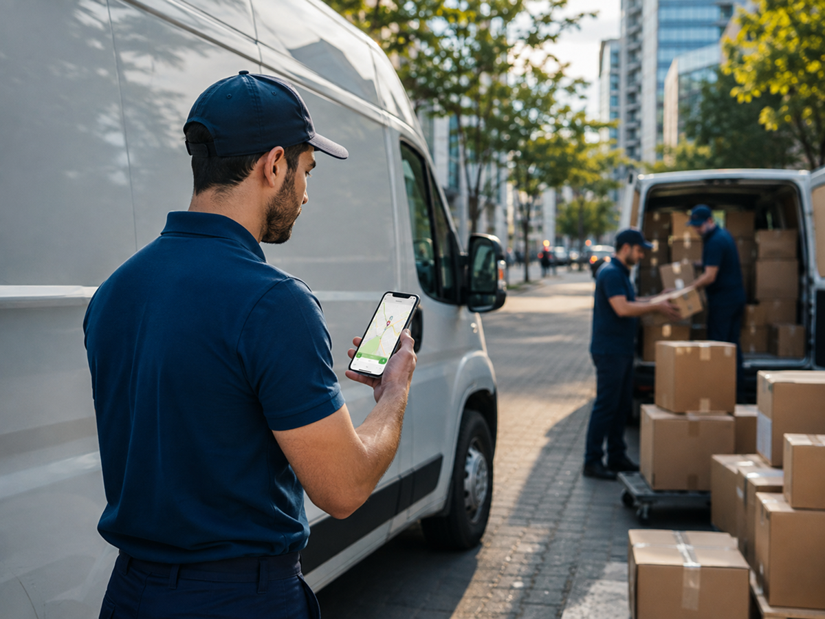 how courier app development improve delivery